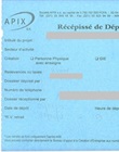Recepissé de dépôt